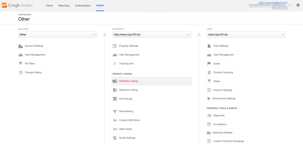 Analytics Linking